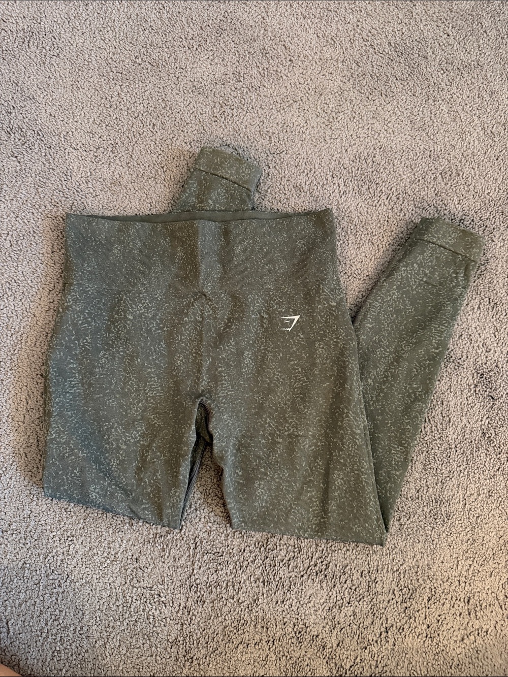 Gymshark Olive High-Waisted Leggings